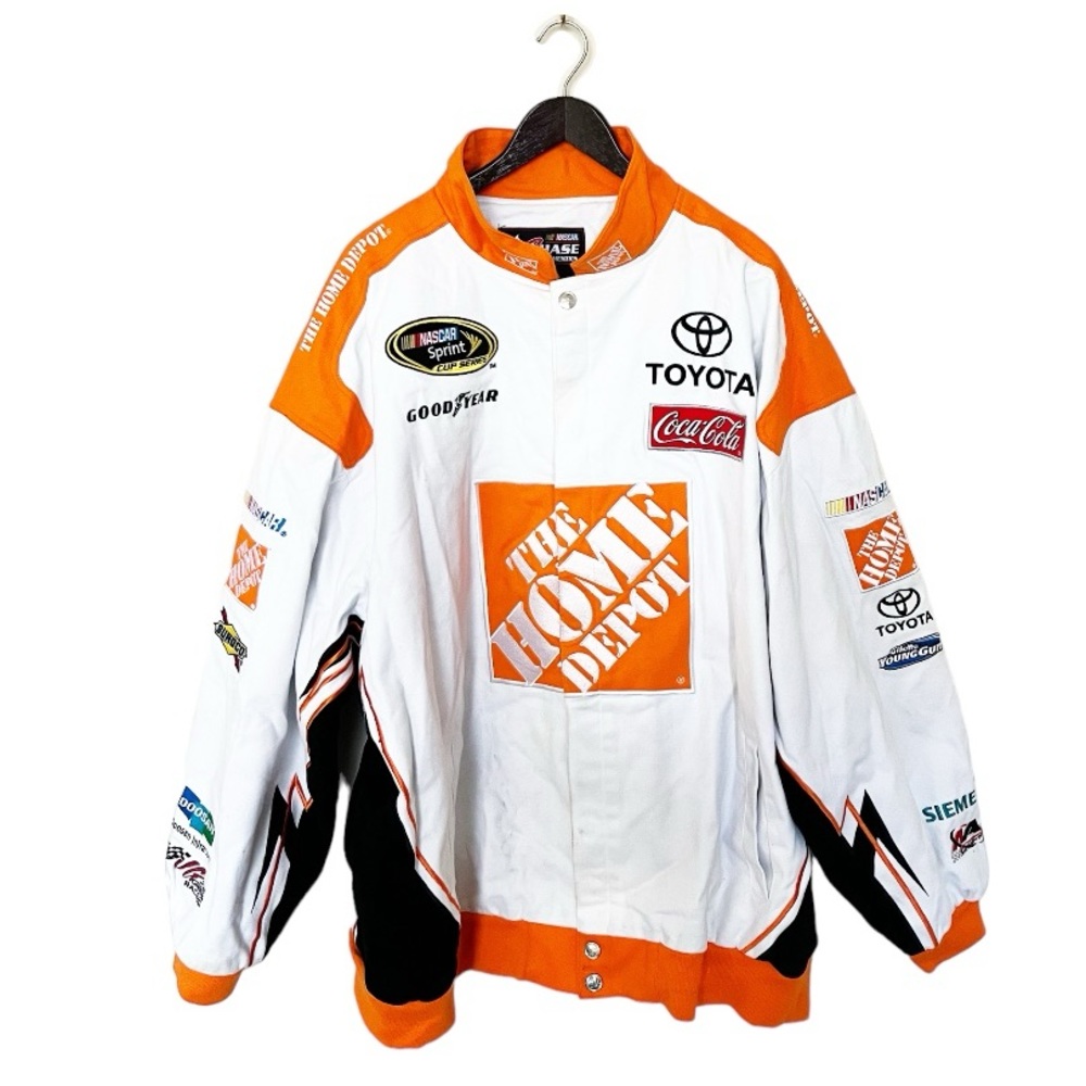Vintage Chase Authentics Nascar Home Depot Joey Logano Jacket Size 4XL - Picture 2 of 11